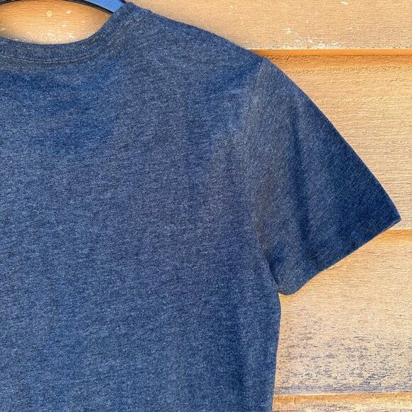 Goodfellow & Co. Mens Beach Graphic T-Shirt Size S Dark Heather Gray Cotton Blen - Picture 9 of 11